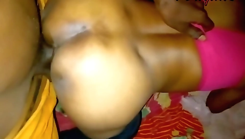 Brunette babe with large natural tits takes off her clothes