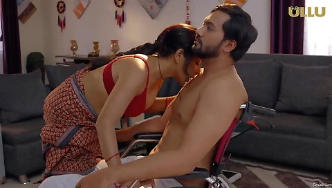 Brunette with a nice ass is getting a fist on her net on the bed