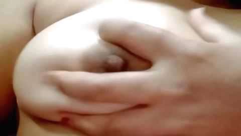 Solo female masturbates and has some orgasm in the bedroom