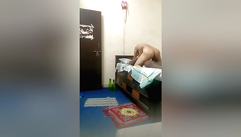 Indian babe riding a hot dick in amateur webcam vid