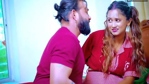 Red hair babe desi gets fucked with bodybuilder boyfriend