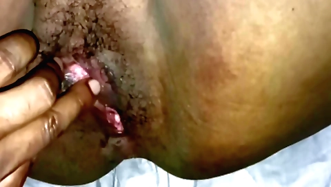 Girl in the kitchen takes bath and then lays naked