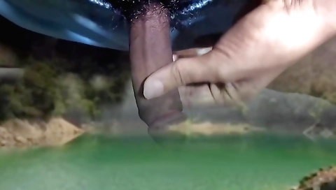 Indian girl with a shaved pussy is talking to a horny dude