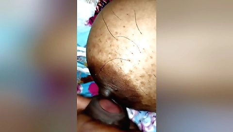 Hot amateur with a sexy dress has a creampie on her face