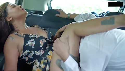 indian milf is taking care of herself in her own private place