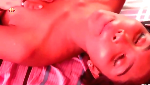 Brunette and her lover are making love in the kitchen