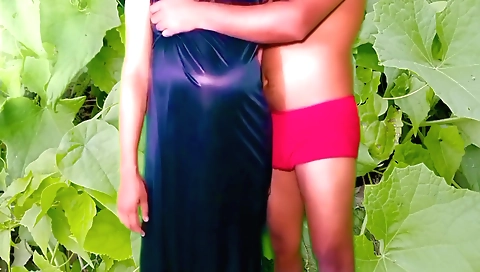 Indian girl is filmed in the bedroom in a homemade porn video