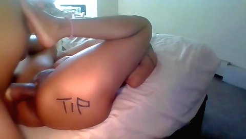 Sexy amateur brunette shows off her tits and pussy