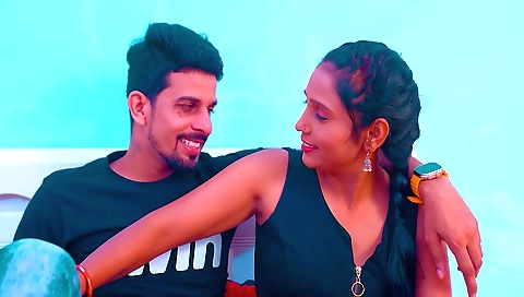 Indian brunette girl wants to cum from her horny stepbrother