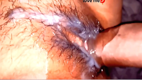 Indian college girl creampie after fucking her pussy