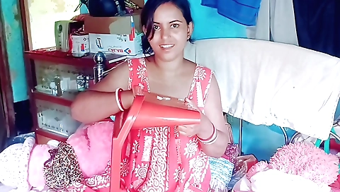 Bhabhi loves riding her stepbrother's cock in this solo porn