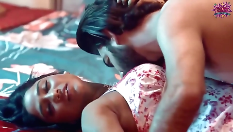 Busty Indian amateur blonde babe gives an amazing blowjob