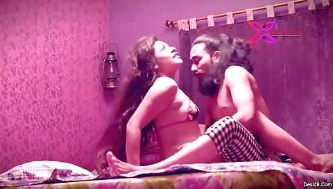 Horny brunette milf in sexy lingerie in hd porn video