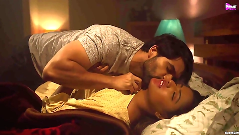 Brunette lady doctor with a nice smile and sexy body