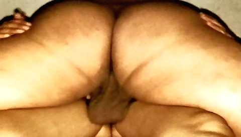 Indian big ass brunette and her lover fuck on the bed