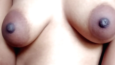 Indian solo chick shows her big breasts in her video