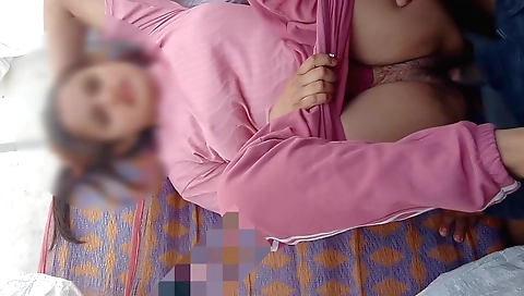 Indian little cutie with big boobs fucked in pussy