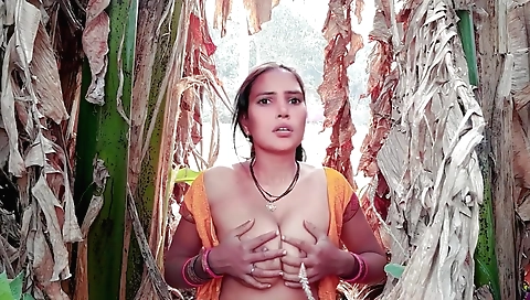 Called Stepsister-in-law To Banana Garden And Fucked Her