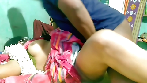 Old dude fucked a brunette in the village with a vibrator