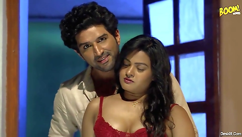 Brunette milf makes her husband happy with her actions