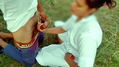 Indian teen blowjob and deepthroat in the bathroom