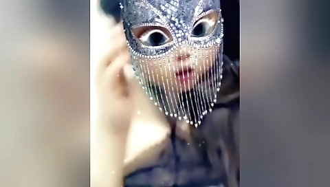 Brunette in a black dress gets her pussy fucked in a doggy style