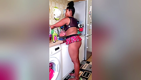 Indian brunette in her mini skirt wearing a sexy outfit