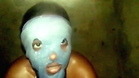 Hot and sexy petite blonde shows her body at home on the sofa