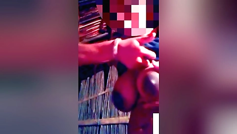 Beautiful brunette milf has her panties off and plays with pussy