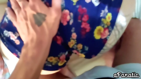 Hot amateur video showing hot babe licking a fat-ass