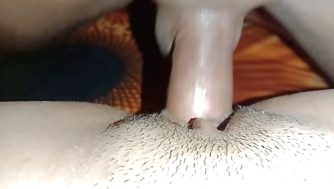 Sexy petite 18-year-old is having a threesome on hotel room