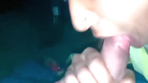 Amateur teen with large breasts and boobs enjoys a deepthroat