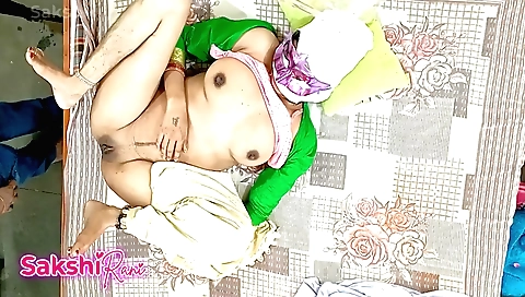 Indian chick got a gift from a friend on the phone