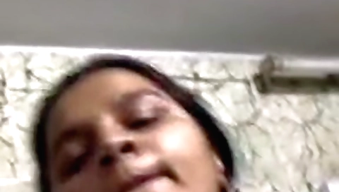 Sexy brunette amateur in front of the camera video