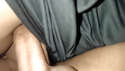 Indian brunette is going on a walk with her boyfriend