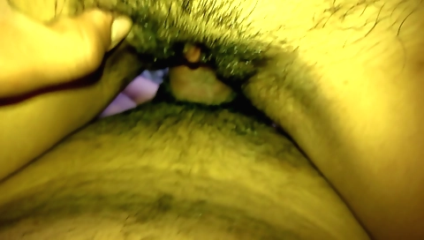 Amateur sex video from hairy girl to her horny lover