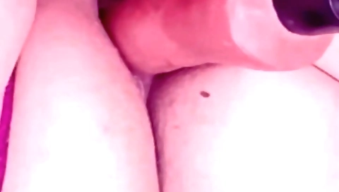 Indian big ass milf enjoys hard dildo ride and anal