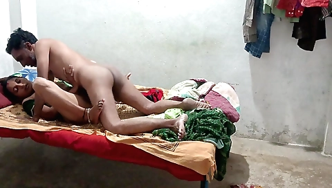 Indian brunette with a big booty fucks in an intimate video