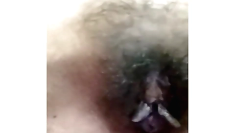 Indian babe enjoys all the pleasures from her hairy pussy