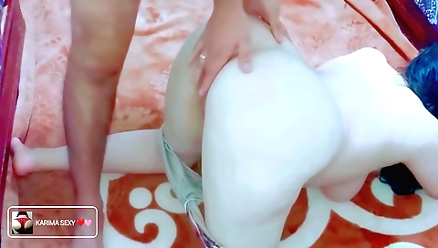 Amateur brunette milf 18+ getting creampied in her ass