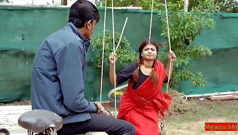 Indian brunette step fantasy girl gets fucked outdoors