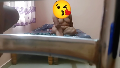 Indian girl gives him a blowjob and then fucks him