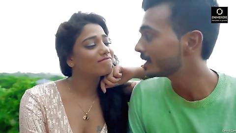 Brunette babe with a nice round body has a secret today