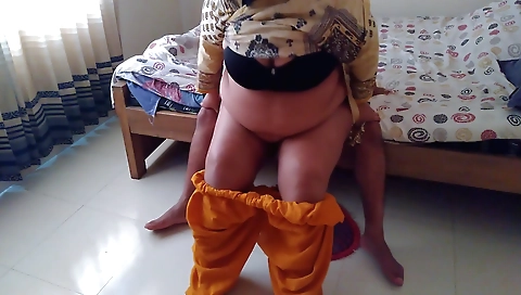 Busty indian stepmom is fucked hard by her stepson