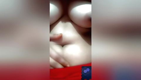 Hot amateur big titty teen video with her sexy top on