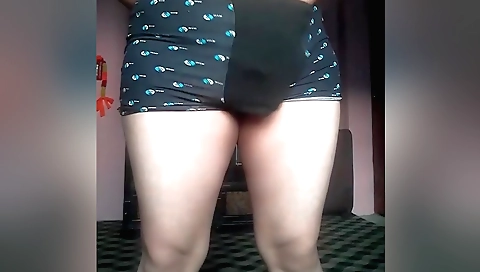 Big booty brunette solo female with a big booty sucking and fingering