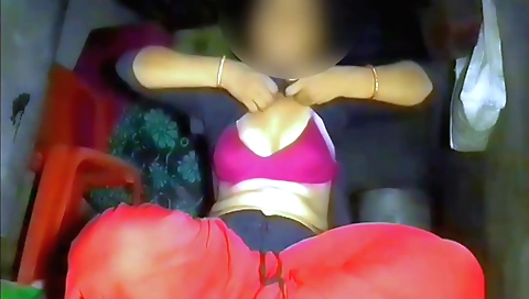 Indian amateur teen making video with a shaved pussy