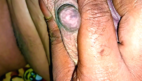 Indian teen with hairy pussy is playing with the boy