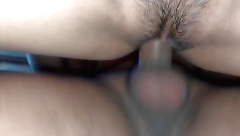 Indian girl with hairy pussy and a limp is getting fucked