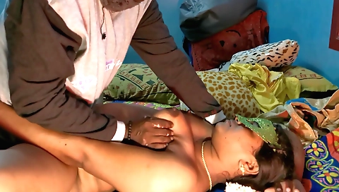 Mature indian brunette fucking a big boner in front of me